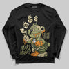 Olive Sneakers DopeSkill Long Sleeve T-Shirt Make Money Graphic Streetwear - Black