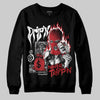 Jordan 5 Retro Fire Red Black Tongue (2025) DopeSkill Sweatshirt Drip'n Never Tripp'n Graphic Streetwear - Black