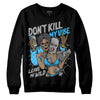 Jordan 2 Low "University Blue" DopeSkill Sweatshirt Don't Kill My Vibe Graphic Streetwear - Black