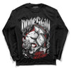 Jordan 1 High OG “Black/White” DopeSkill Long Sleeve T-Shirt Money On My Mind Graphic Streetwear - Black