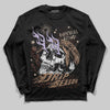 Harris Tweed x Wmns Dunk Low 'Sesame' DopeSkill Long Sleeve T-Shirt Drip Season Graphic Streetwear - Black