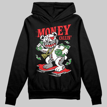 Black and White Sneakers DopeSkill Hoodie Sweatshirt Money Callin' Graphic Streetwear - Black