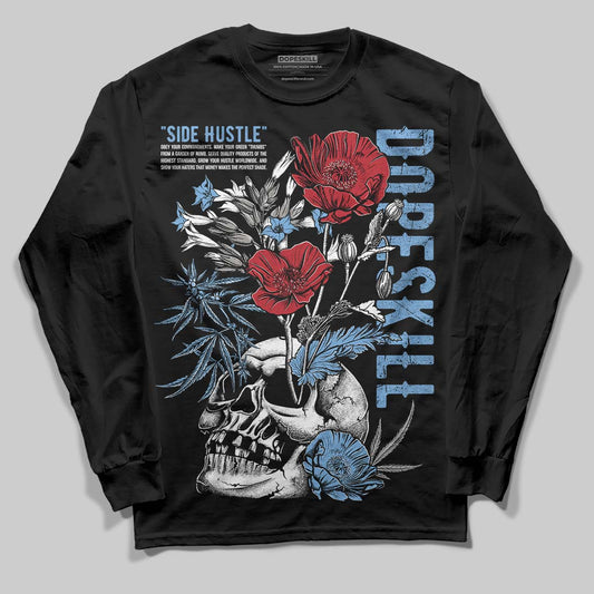 Jordan 12 Retro 'Melo' DopeSkill Long Sleeve T-Shirt Side Hustle Graphic Streetwear - Black