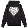 Dunk Low ‘Pure Platinum’ DopeSkill Hoodie Sweatshirt Heart Jordan 1 Graphic Streetwear - Black