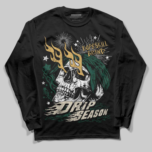 Jordan 1 High OG “Fir” (Pro Green) DopeSkill Long Sleeve T-Shirt Drip Season Graphic Streetwear - Black