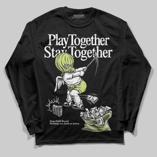 Jordan 11 “Inner Beast” DopeSkill Long Sleeve T-Shirt Play together, Stay together Graphic Streetwear - Black