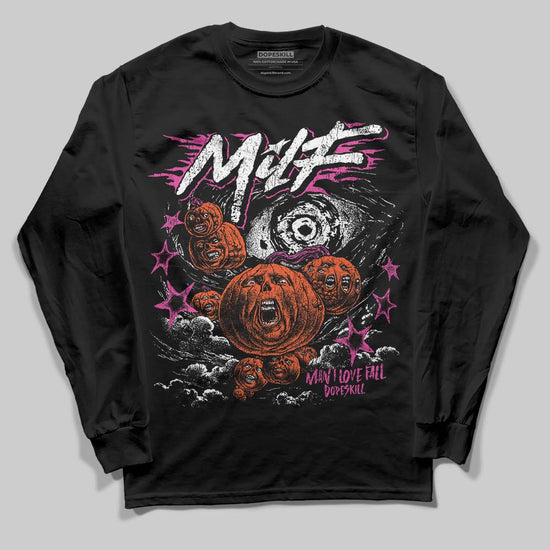 Dunk Low GS “Active Fuchsia” DopeSkill Long Sleeve T-Shirt MILF Graphic Streetwear - Black