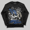 Jordan 1 Low Travis Scott x Fragment DopeSkill Long Sleeve T-Shirt Drip Season Graphic Streetwear - Black