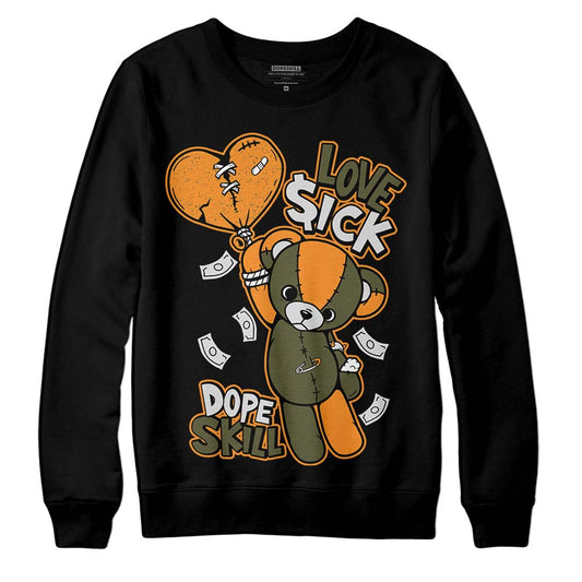 Olive 5s DopeSkill Sweatshirt Love Sick Graphic