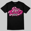 Rick Owens Pink Leather Low Sneakers DopeSkill T-Shirt Rare Breed Type Graphic Streetwear - Black