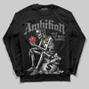 Jordan 4 “Black Cat” (2025) DopeSkill Long Sleeve T-Shirt Ambition Graphic Streetwear - Black