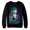 Jordan 6 "Aqua" DopeSkill Sweatshirt Boys Don't Cry Graphic Streetwear - Black