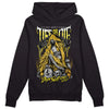 Jordan 4 Retro “Vivid Sulfur” DopeSkill Hoodie Sweatshirt Life or Die Graphic Streetwear - Black