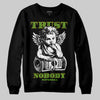 Neon Green Sneakers DopeSkill Sweatshirt Trust Nobody Graphic Streetwear - black