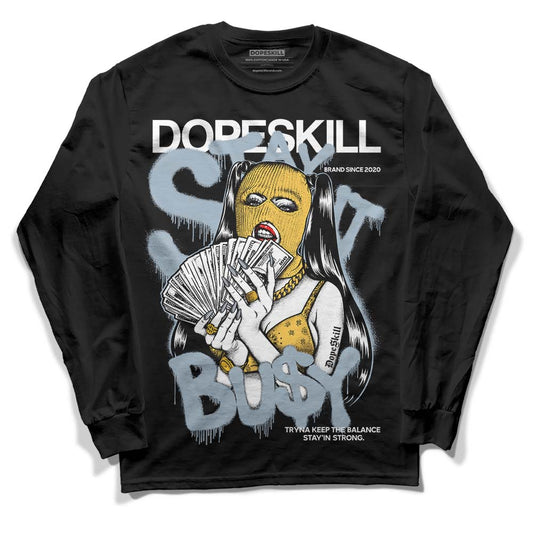 Jordan 13 “Blue Grey” DopeSkill Long Sleeve T-Shirt Stay It Busy Graphic Streetwear - Black