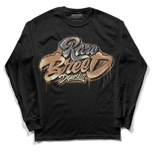 Jordan 6 WMNS Gore-Tex Brown Kelp DopeSkill Long Sleeve T-Shirt Rare Breed Type Graphic Streetwear - Black