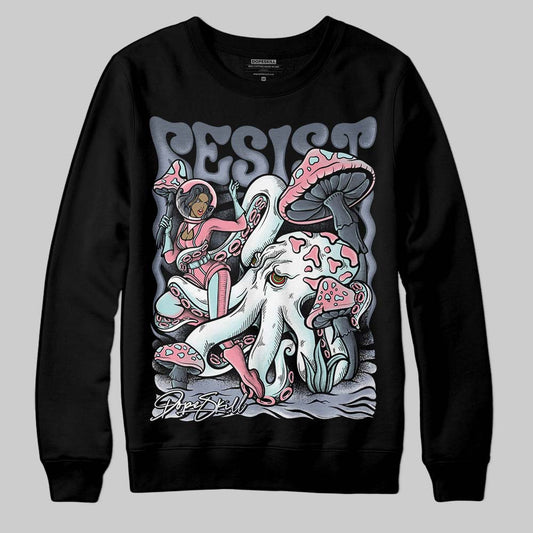 Jordan 5 Easter DopeSkill Sweatshirt Resist Graphic Streetwear - Black