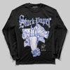 Royal Blue Sneakers DopeSkill Long Sleeve T-Shirt Stack Paper Graphic Streetwear - Black