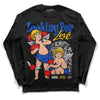 Jordan 14 “Laney” DopeSkill Long Sleeve T-Shirt Looking For Love Graphic Streetwear - Black