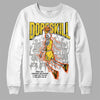 Jordan 4 Thunder DopeSkill Sweatshirt Thunder Dunk Graphic Streetwear - White 