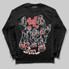 Jordan 1 Low OG "Chicago" DopeSkill Long Sleeve T-Shirt Real Y2K Players Graphic Streetwear - Black