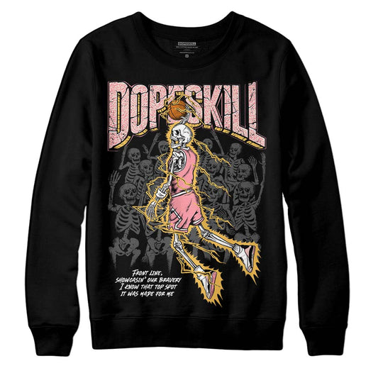 Jordan 3 GS “Red Stardust” DopeSkill Sweatshirt Thunder Dunk Graphic Streetwear - Black