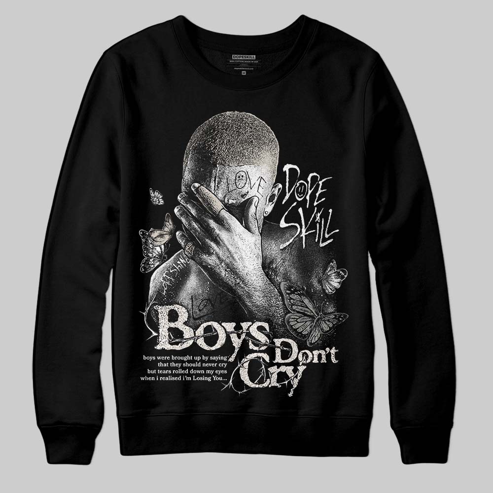 Jordan 3 Retro Pure Money DopeSkill Sweatshirt Boys Don't Cry Graphic Streetwear - Black