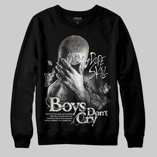 Jordan 3 Retro Pure Money DopeSkill Sweatshirt Boys Don't Cry Graphic Streetwear - Black