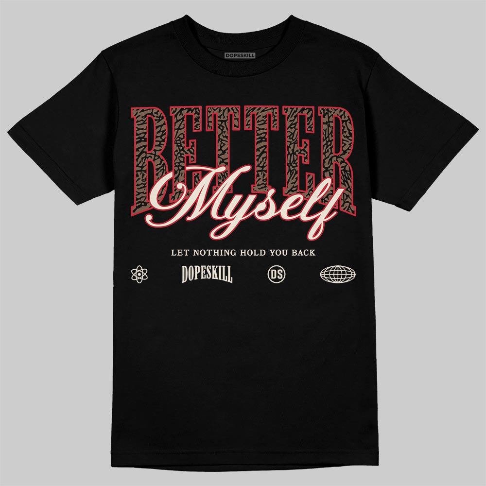 Jordan 3 "World’s Best Dad" DopeSkill T-Shirt Better Myself Graphic Streetwear - black