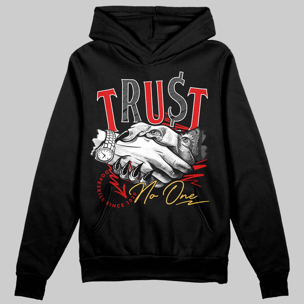 Dunk Low Retro Gym Red DopeSkill Hoodie Sweatshirt Trust No One Graphic Streetwear - Black