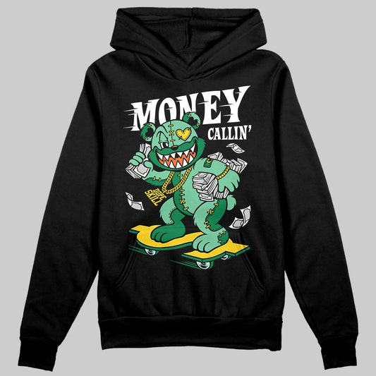 Green Sneakers DopeSkill Hoodie Sweatshirt Money Callin' Graphic Streetwear - Black