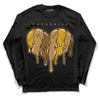 Jordan 13 Wheat 2023 DopeSkill Long Sleeve T-Shirt Slime Drip Heart Graphic Streetwear - Black