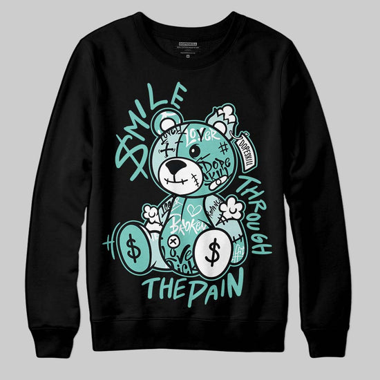 Jordan 11 Low "Igloo" DopeSkill Sweatshirt Smile Through The Pain Graphic Streetwear - Black