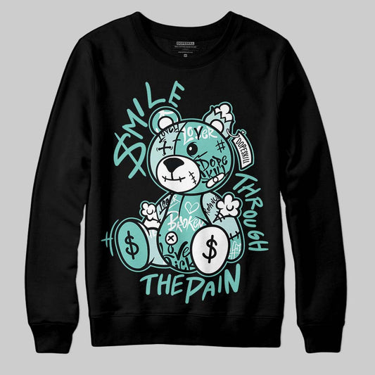 Jordan 11 Low "Igloo" DopeSkill Sweatshirt Smile Through The Pain Graphic Streetwear - Black