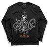 Jordan 3 Retro 'Fear Pack' DopeSkill Long Sleeve T-Shirt King Chess Graphic Streetwear  - Black 