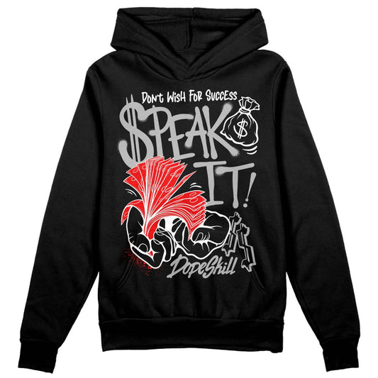 Jordan 1 Low OG “Shadow” DopeSkill Hoodie Sweatshirt Speak It Graphic Streetwear - Black