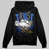 Royal Blue Sneakers DopeSkill Hoodie Sweatshirt Trust No One Graphic Streetwear - Black