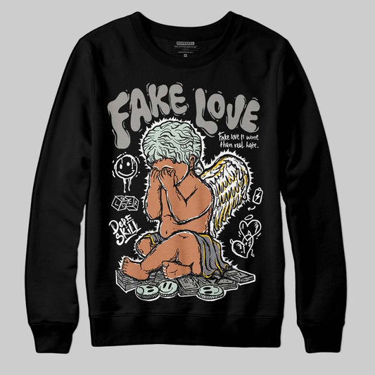 Jordan 1 Retro Low OG Year of the Snake (2025) DopeSkill Sweatshirt False Love Graphic Streetwear - Black