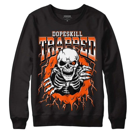 MSCHF Super Normal 2 Orange Milk DopeSkill Sweatshirt Trapped Halloween Graphic Streetwear - Black