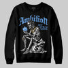 Jordan 5 Black University Blue DopeSkill Sweatshirt Ambition Graphic Streetwear - Black