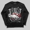 Jordan 4 OG “White Cement” DopeSkill Long Sleeve T-Shirt Trust No One Graphic Streetwear - Black
