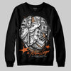 Orange, Black and White Sneakers DopeSkill Sweatshirt Money Longer Graphic Streetwear - Black