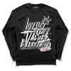 Jordan 1 High OG “Black/White” DopeSkill Long Sleeve T-Shirt LOVE Graphic Streetwear - Black