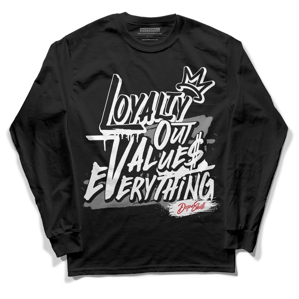 Jordan 1 High OG “Black/White” DopeSkill Long Sleeve T-Shirt LOVE Graphic Streetwear - Black