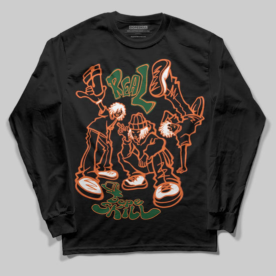 SoleFly x Air Jordan 3 “Fruits Of Our Labor” DopeSkill Long Sleeve T-Shirt Real Y2K Players Graphic Streetwear - Black