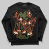 SoleFly x Air Jordan 3 “Fruits Of Our Labor” DopeSkill Long Sleeve T-Shirt Real Y2K Players Graphic Streetwear - Black