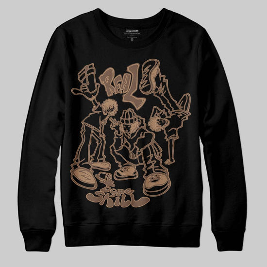 Jordan 9 'Olive' DopeSkill Sweatshirt Real Y2K Players Graphic Streetwear - Black