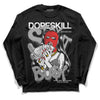 Grey Sneakers DopeSkill Long Sleeve T-Shirt Stay It Busy Graphic Streetwear - Black