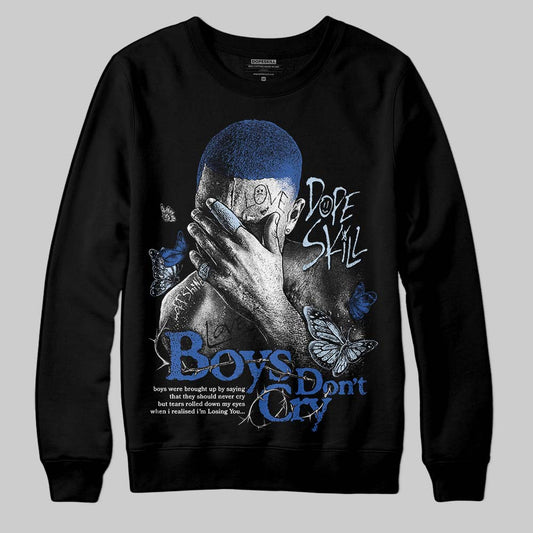 Awake NY x Jordan 5 Retro 'Black Racer Blue' DopeSkill Sweatshirt Boys Don't Cry Graphic Streetwear - Black
