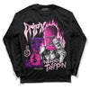 Pink Sneakers DopeSkill Long Sleeve T-Shirt Drip'n Never Tripp'n Graphic Streetwear - Black